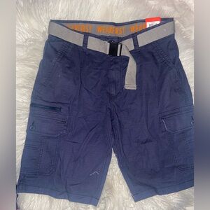 Men's Navy Cargo Shorts